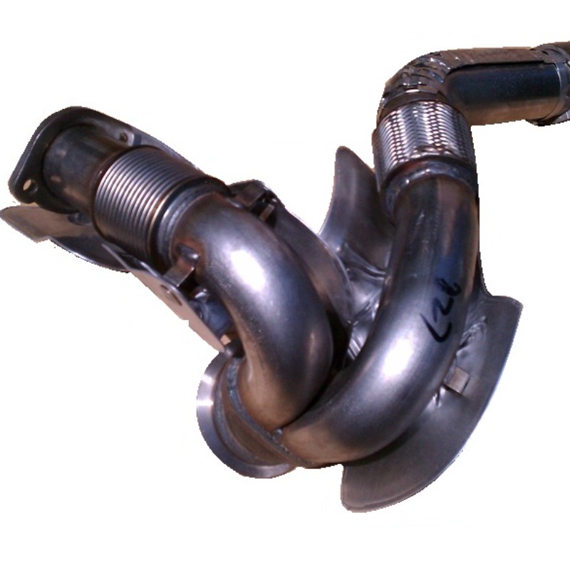 Tubo de entrada do turbocompressor Ford 3C3Z-6K854-DA genuíno